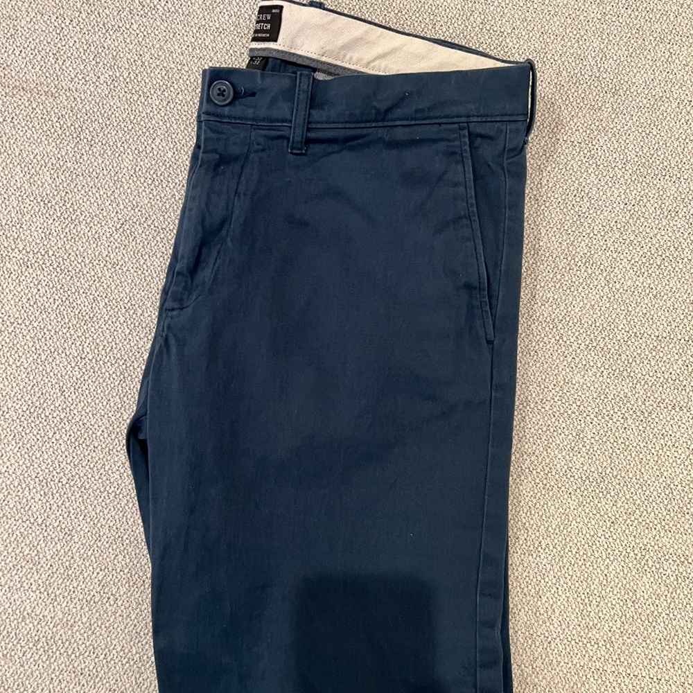 Jcrew blue chinos 32-32. Never worn